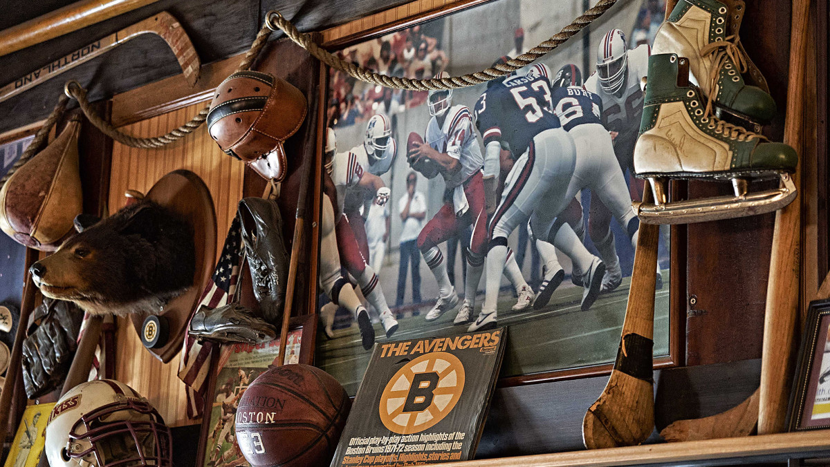 Located across the street from Boston’s arena, The Fours was a home to a trove of memorabilia.